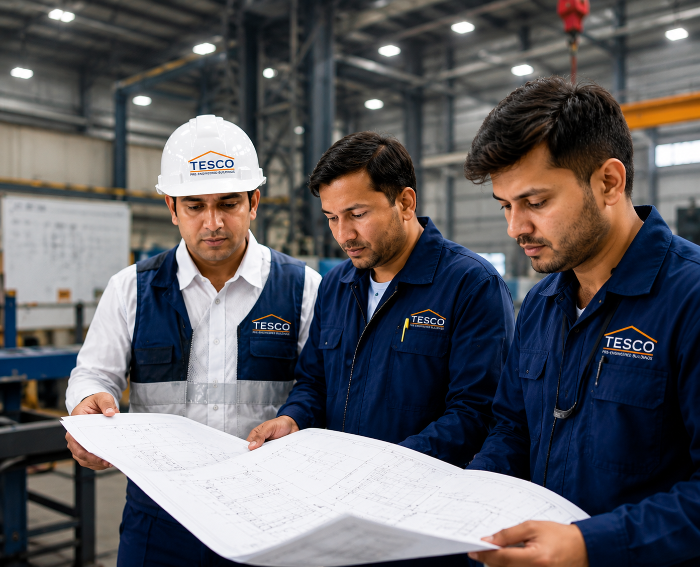 Tesco Steel engineering team